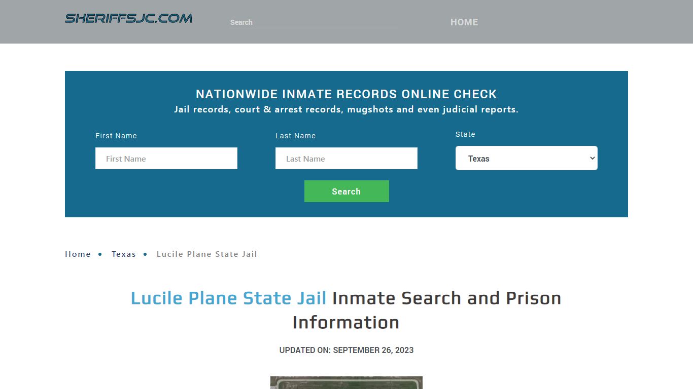 Lucile Plane State Jail Inmate Search, Visitation, Phone no. & Mailing ...